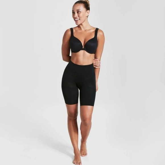 SPANX "FIT TO YOU" EVERYDAY SHORT SARA BLAKELY Black XL - Picture 2 of 10